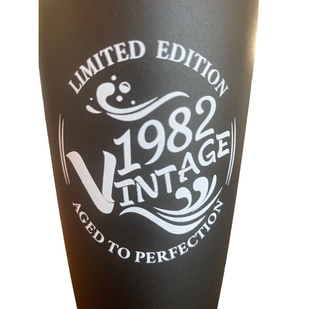 Limited Edition 1982 Vintage Tumbler With Lid - Insulated Stainless Steel Travel - Picture 2 of 3